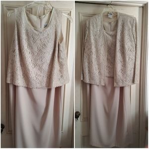 ON SALE! R&M Richards 2 pc  Petite Formal Dress